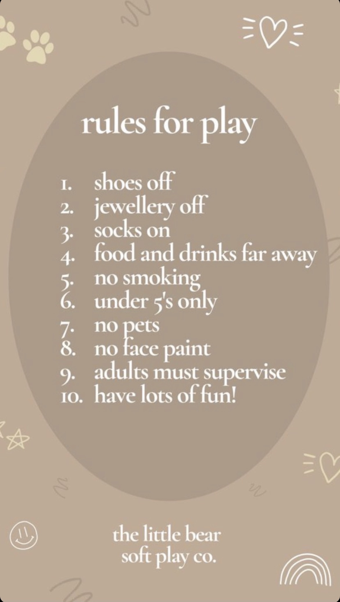 rules of soft play